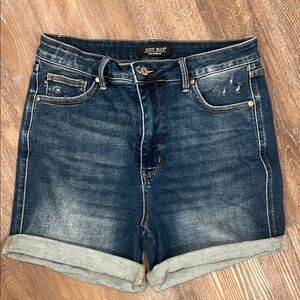 Judy Blue Jean Shorts with Cuffed Hem
